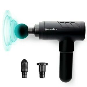 Homedics Rechargeable Therapist Select Prime Percussion Deep Tissue Massage Gun